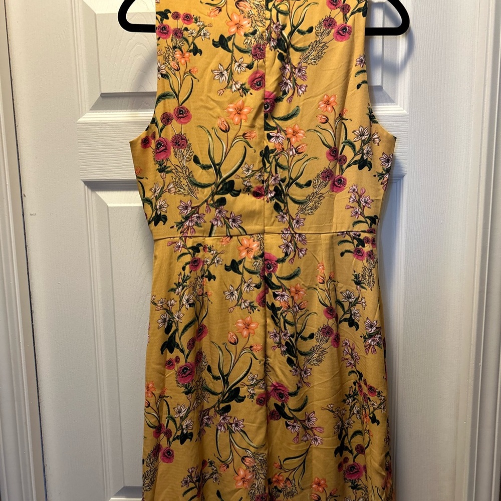 Classy women’s mid length sleevless dress
